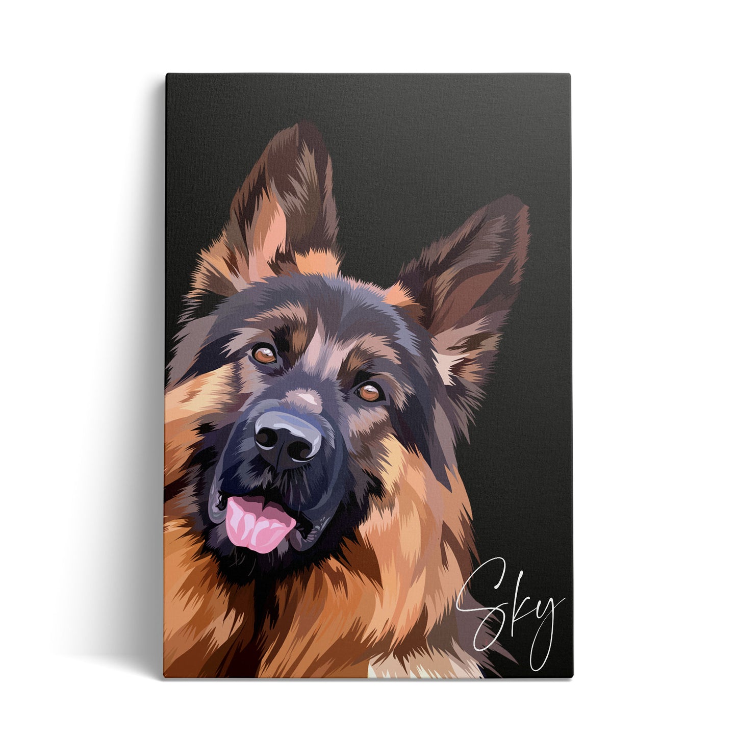Pet Art Canvas Wrap