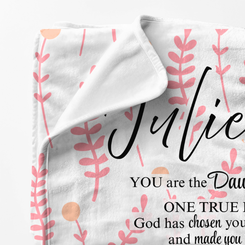 Daughter of the King Blanket – Personalized
