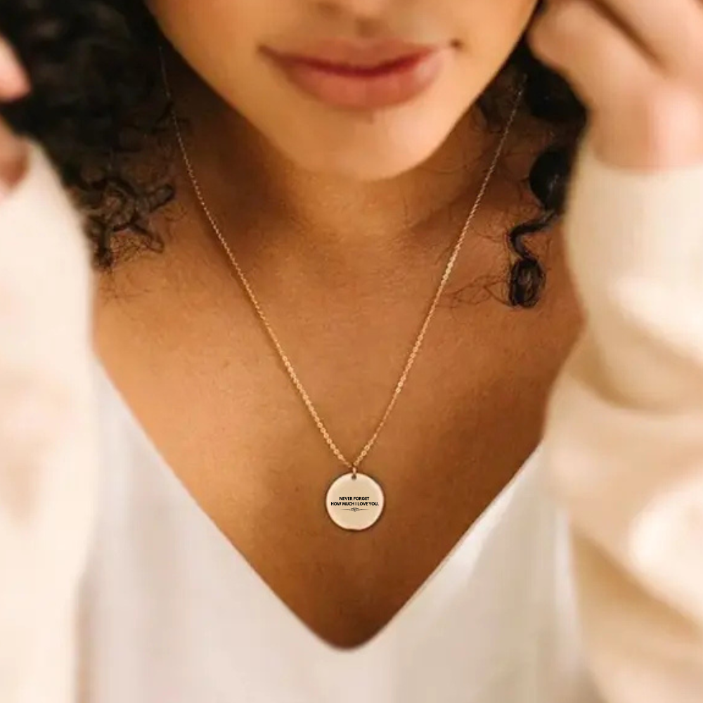 To My Granddaughter Never Forget Necklace