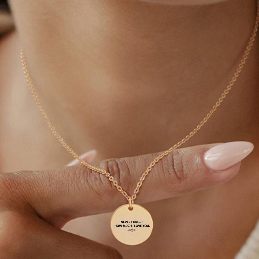 To My Granddaughter Never Forget Necklace