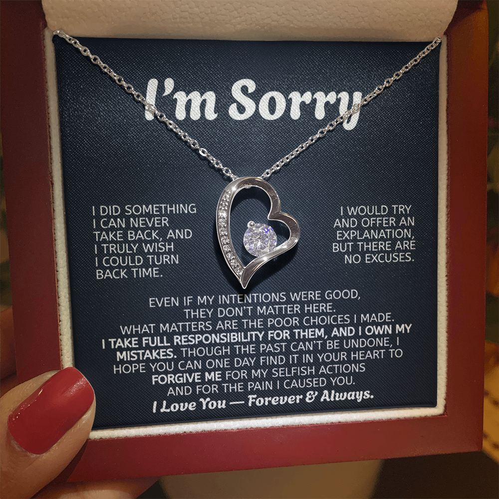 Forever Love Necklace Apology Gift