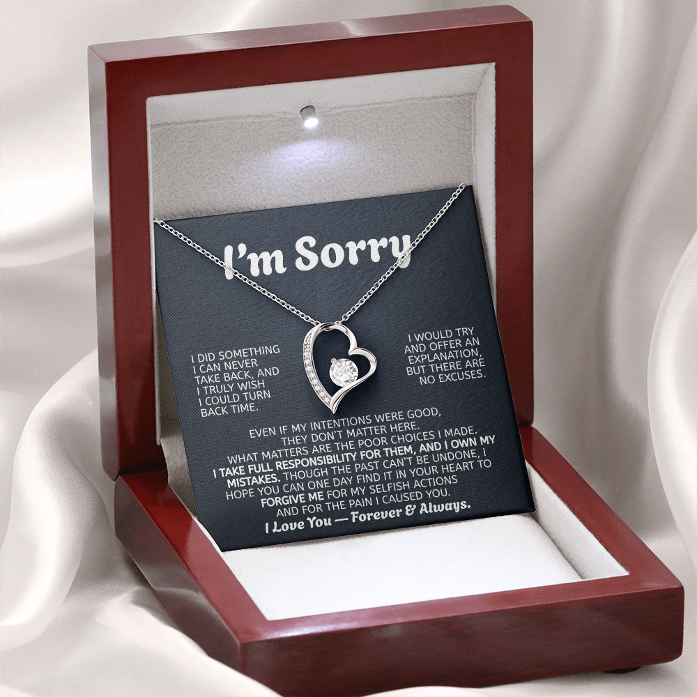 Forever Love Necklace Apology Gift