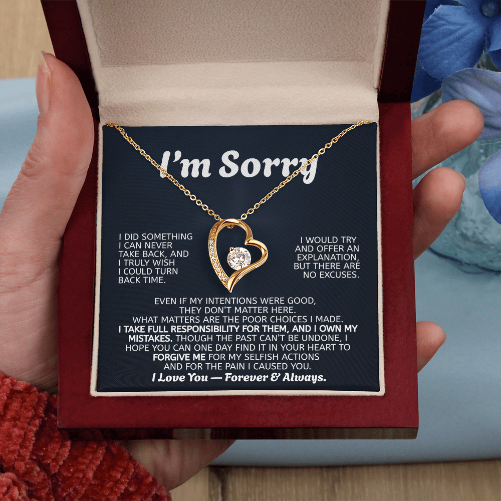 Forever Love Necklace Apology Gift