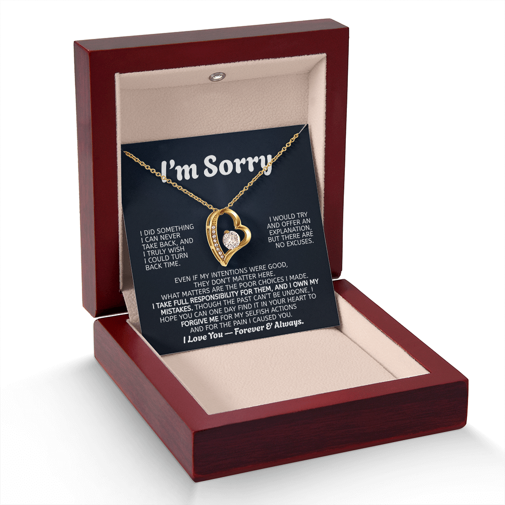 Forever Love Necklace Apology Gift
