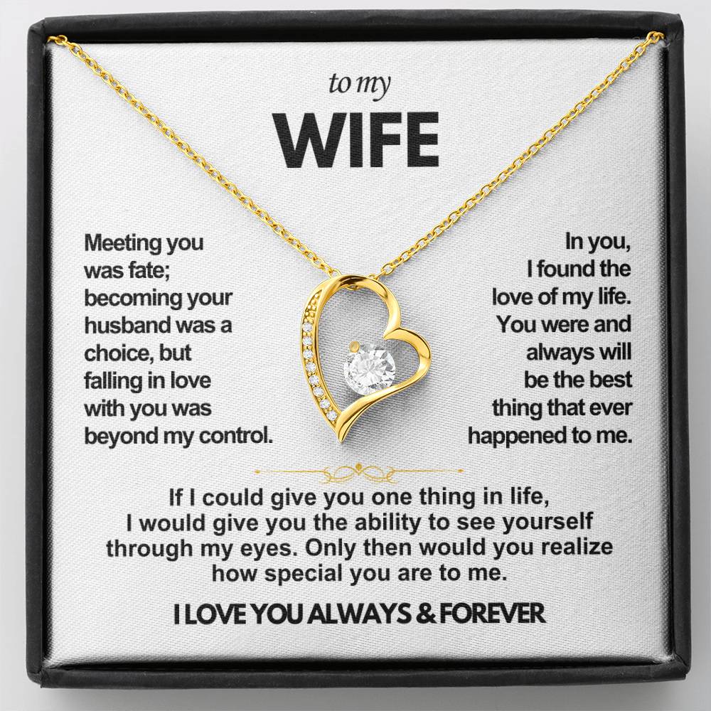 To My Wife Forever Love Gift