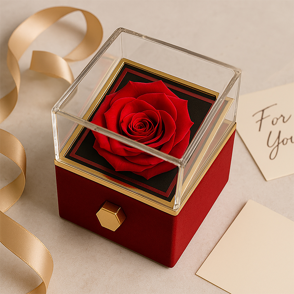 To My Wife Promise Knot Necklace (FREE ROTATING ROSE GIFT BOX)