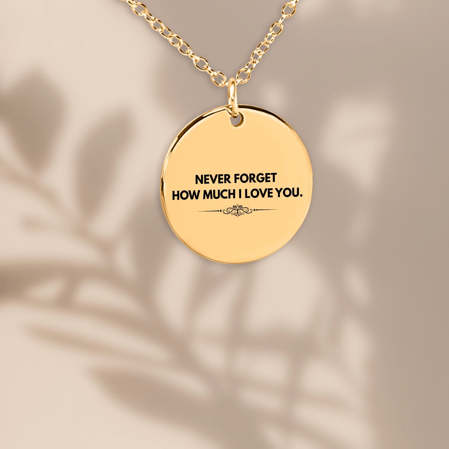 To My Granddaughter Never Forget Necklace