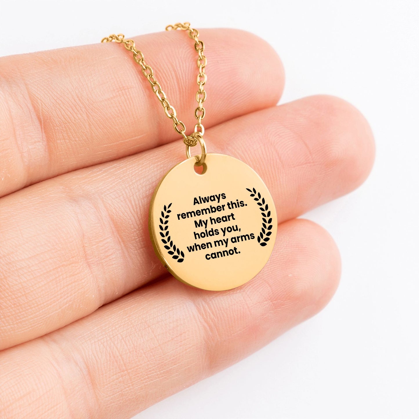 To My Daughter Remember Premium Necklace