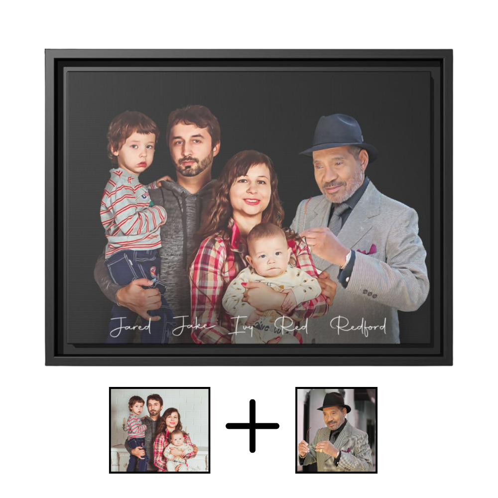 Personalized Family Wall Art Canvas