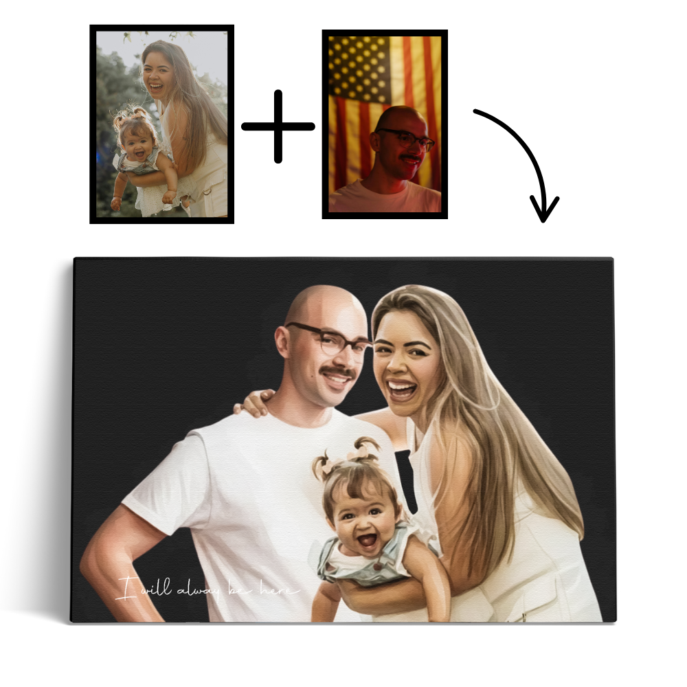 Personalized Family Wall Art Canvas