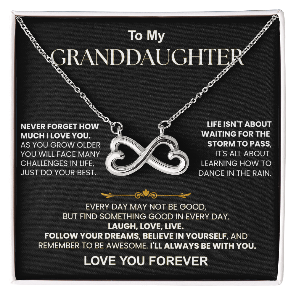 To My Granddaughter Endless Love Gift