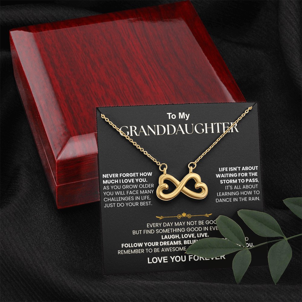 To My Granddaughter Endless Love Gift