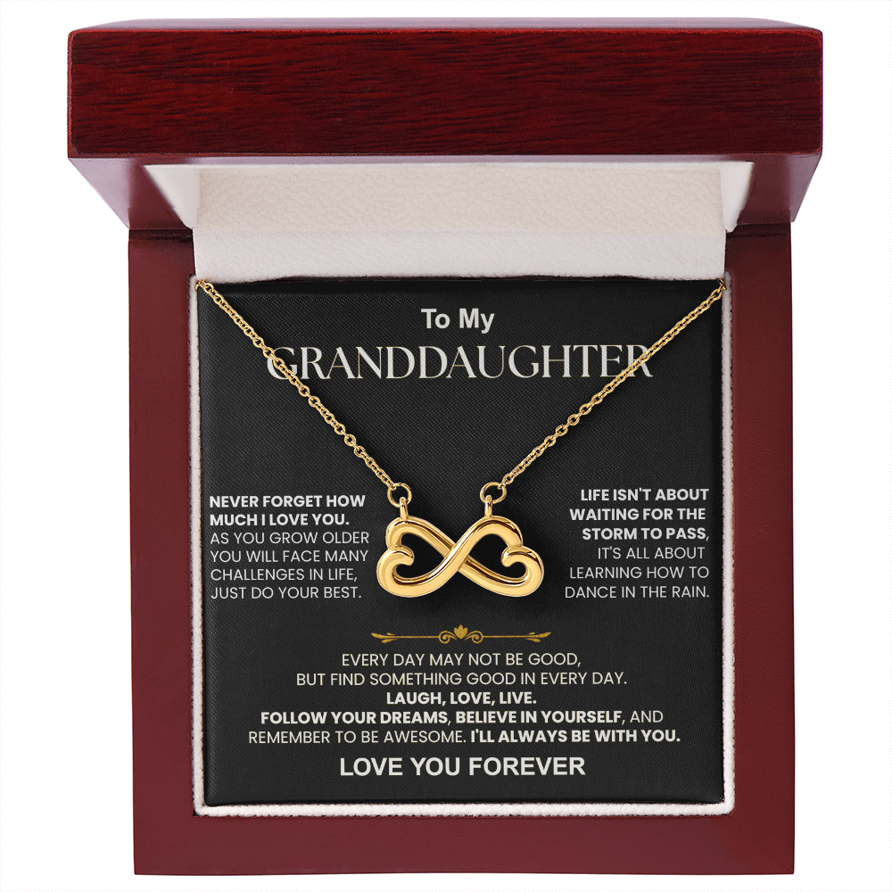 To My Granddaughter Endless Love Gift