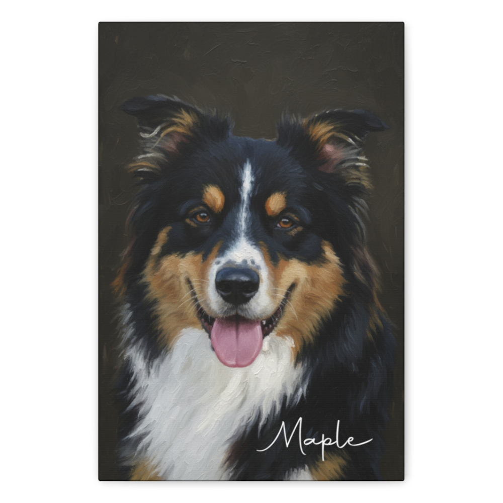 Pet Oil Style Wall Art Canvas