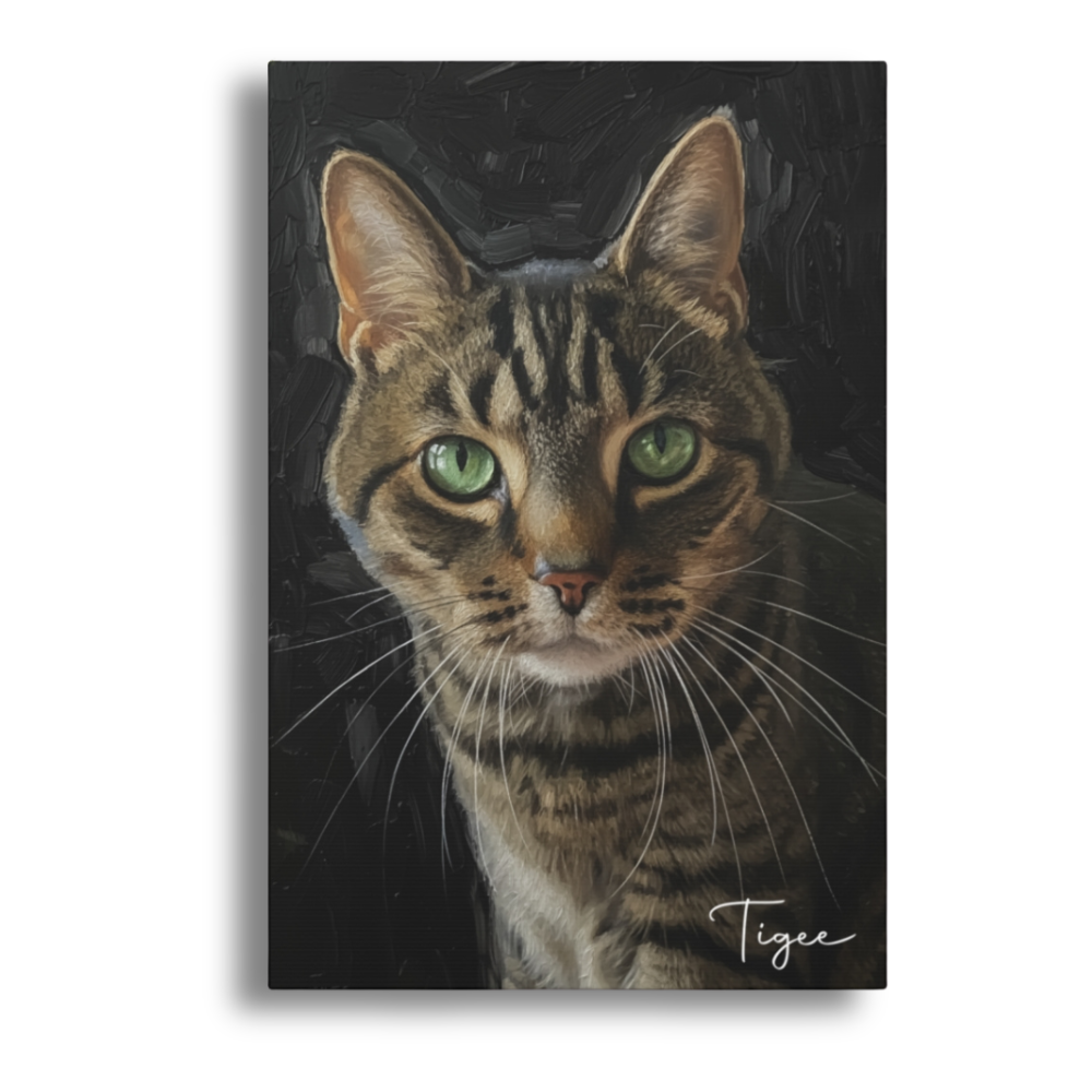 Pet Oil Style Wall Art Canvas