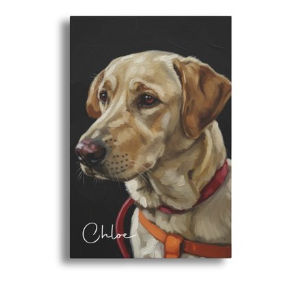 Pet Oil Style Wall Art Canvas
