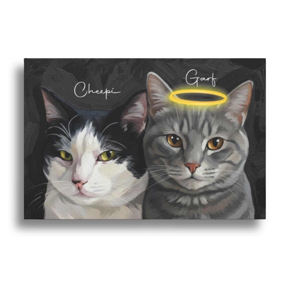 Pet Oil Style Wall Art Canvas
