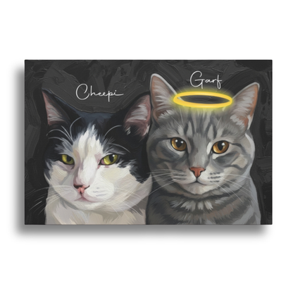 Pet Oil Style Wall Art Canvas