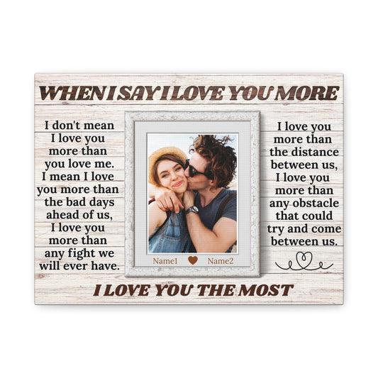 Personalized Couple Canvas with Your Photo