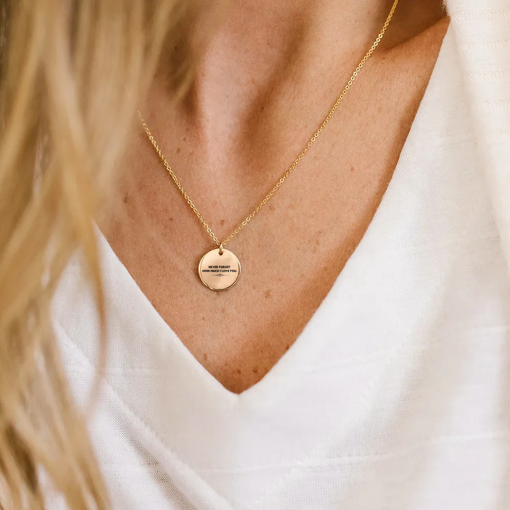 To My Granddaughter Never Forget Necklace