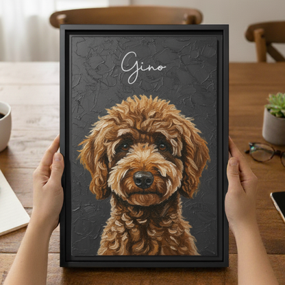 Pet Oil Style Wall Art Canvas