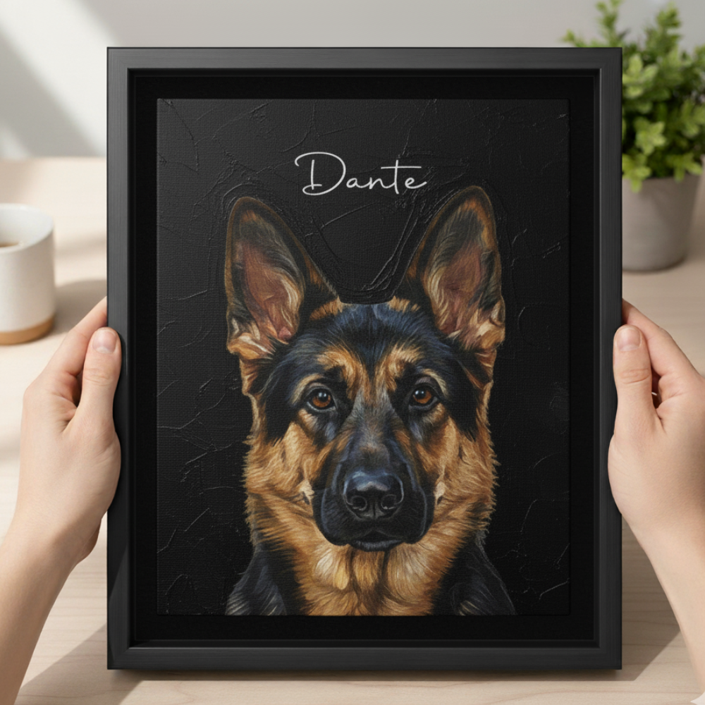 Pet Oil Style Wall Art Canvas