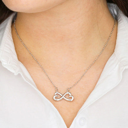 To My Granddaughter Endless Infinity Love Necklace - Vexa Style