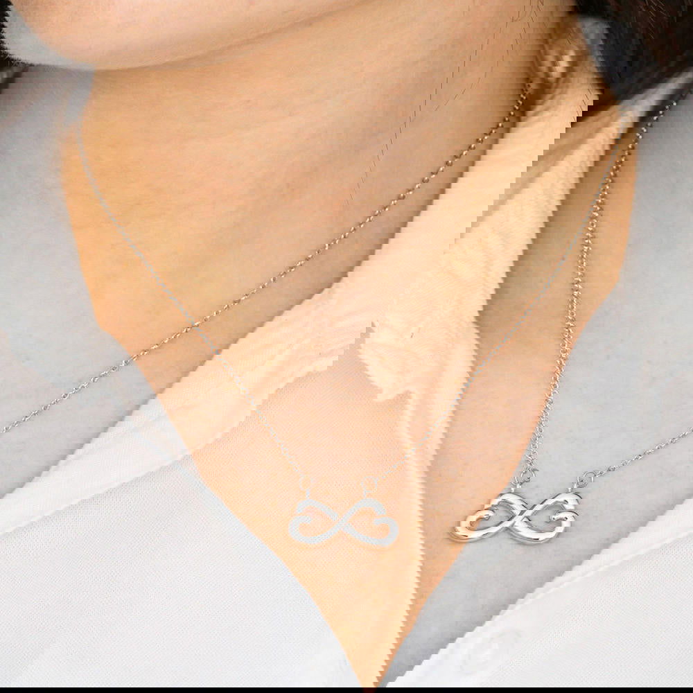 To My Granddaughter Endless Love Necklace - Vexa Style