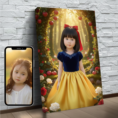 The Snow-White Apple Orchard