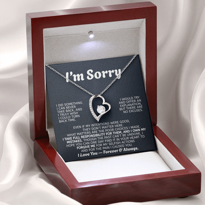 Forever Love Necklace Apology Gift