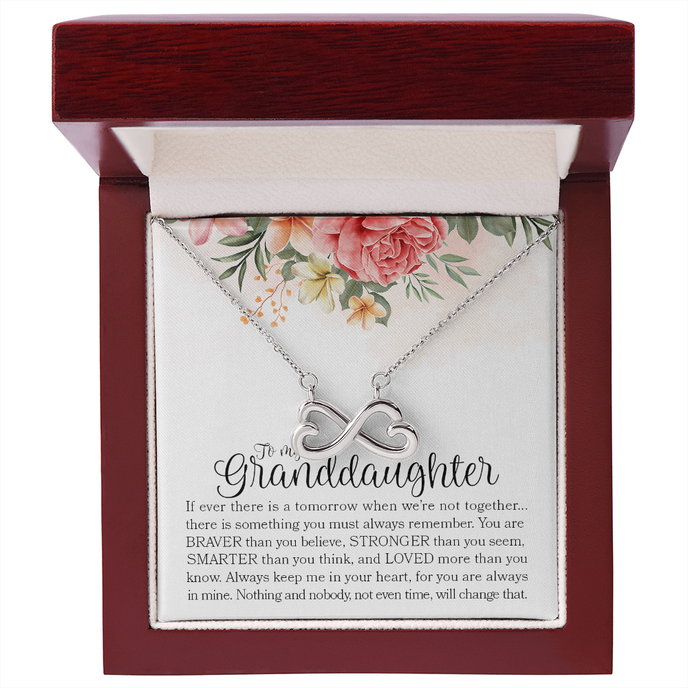 To My Granddaughter Premium Love Necklace