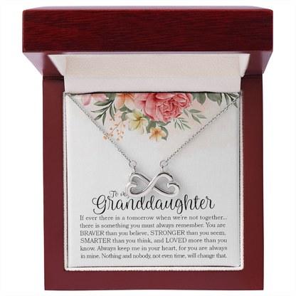 To My Granddaughter Premium Love Necklace