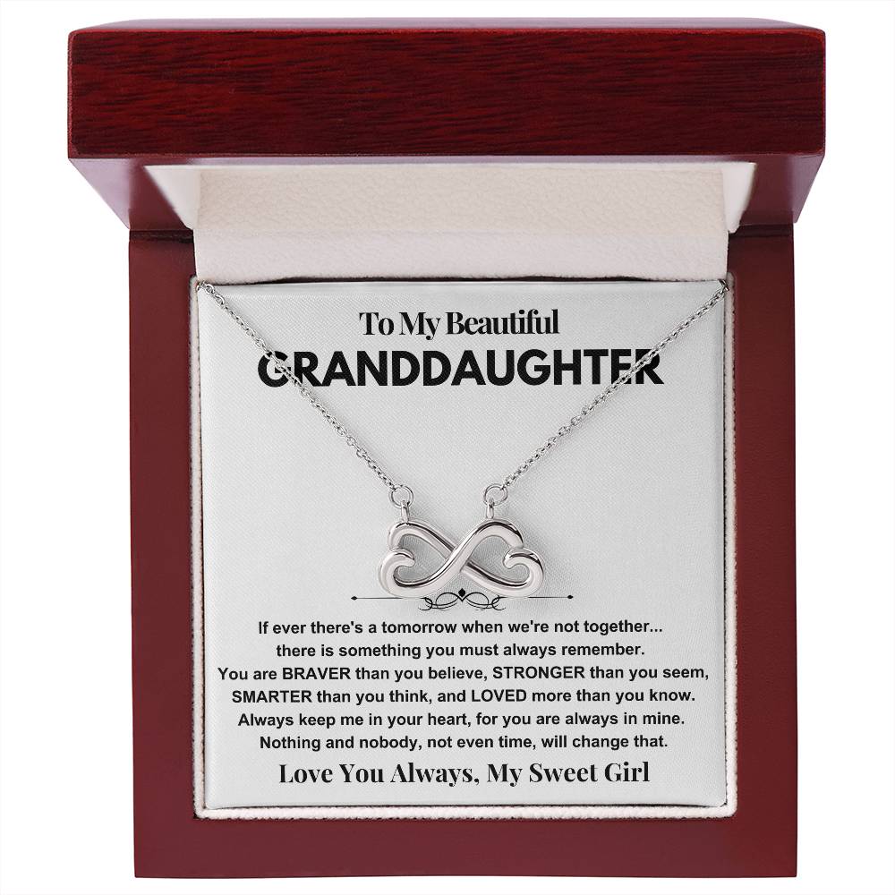 Granddaughter Gift Infinity Necklace