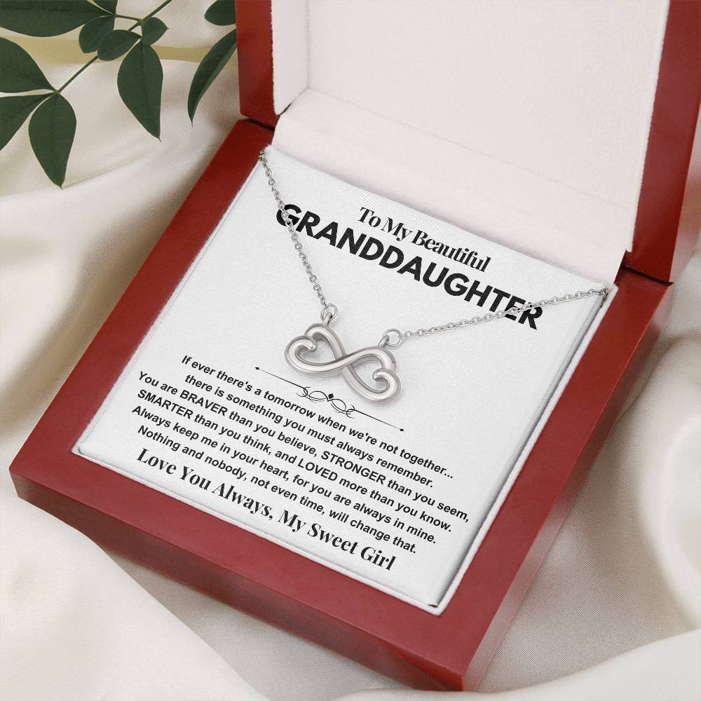 Granddaughter Gift Infinity Necklace