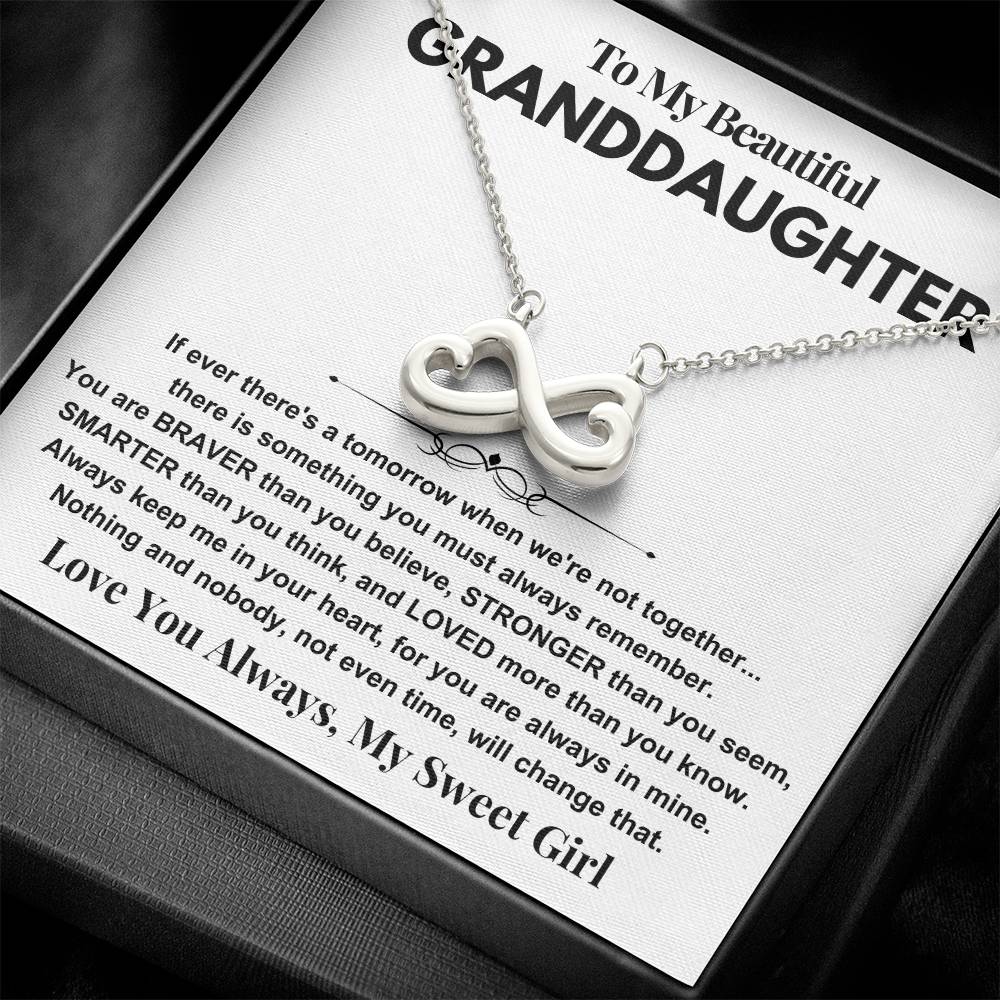 Granddaughter Gift Infinity Necklace