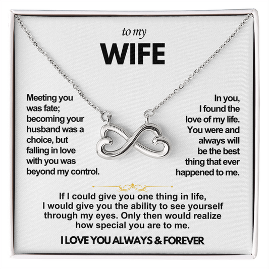 To My Wife Endless Love Gift