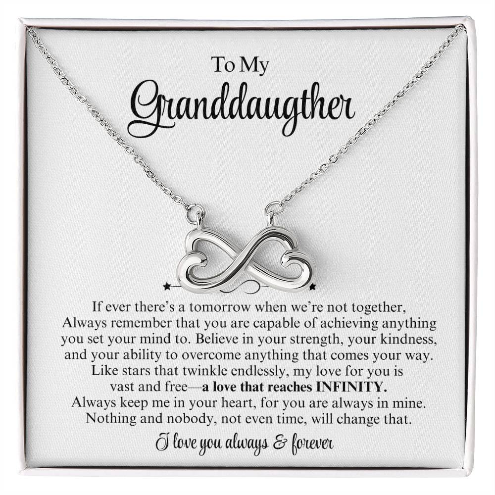 To My Granddaughter Endless Infinity Love Luxury Gift