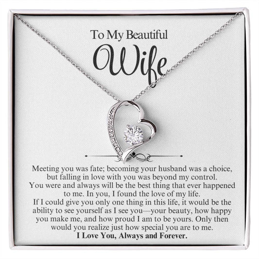 To My Wife Personalized Forever Love Gift