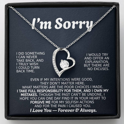 Forever Love Necklace Apology Gift