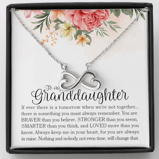 To My Granddaughter Premium Love Necklace