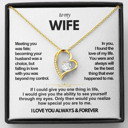 To My Wife Forever Love Gift