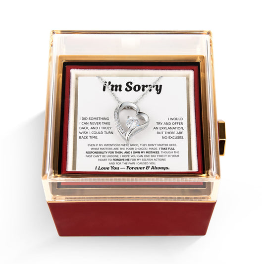 Forever Love Apology Necklace Gift