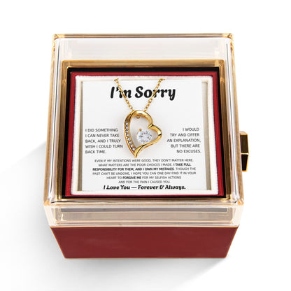 Forever Love Apology Necklace Gift