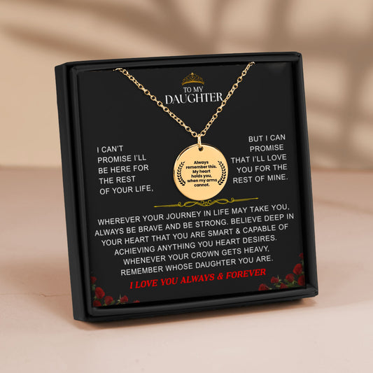 To My Daughter Remember Premium Necklace